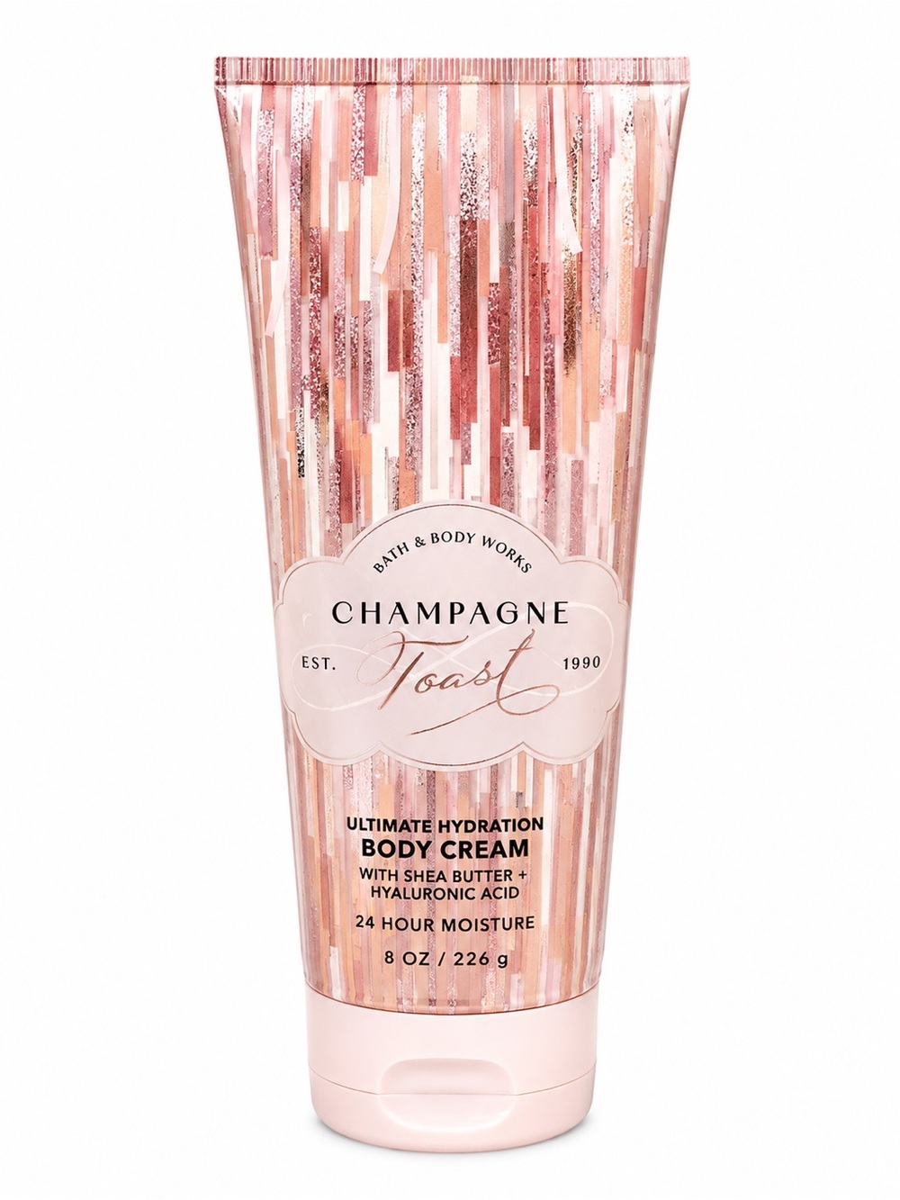 Bath & Body Works Champagne Toast Body Cream - Rose Gold Pink